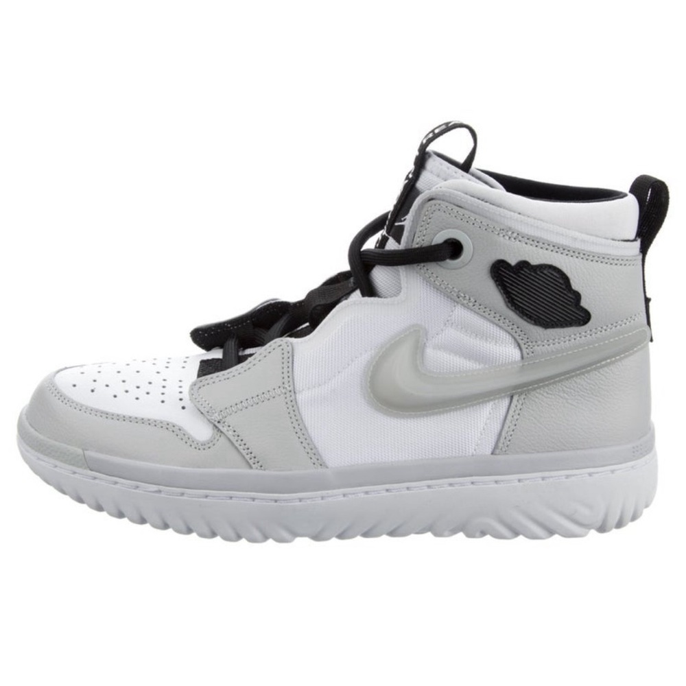 Jordan 1 High React Grey Fog Sneakers